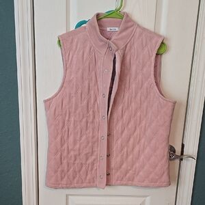 Pink Quilted Vest